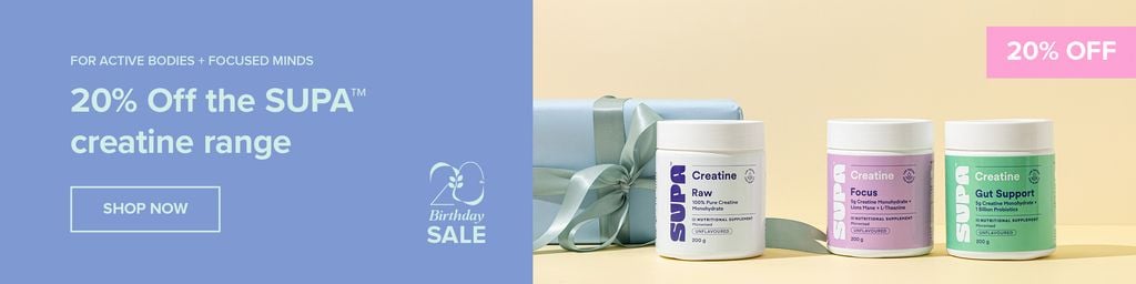 20% Off the SUPA™ creatine range